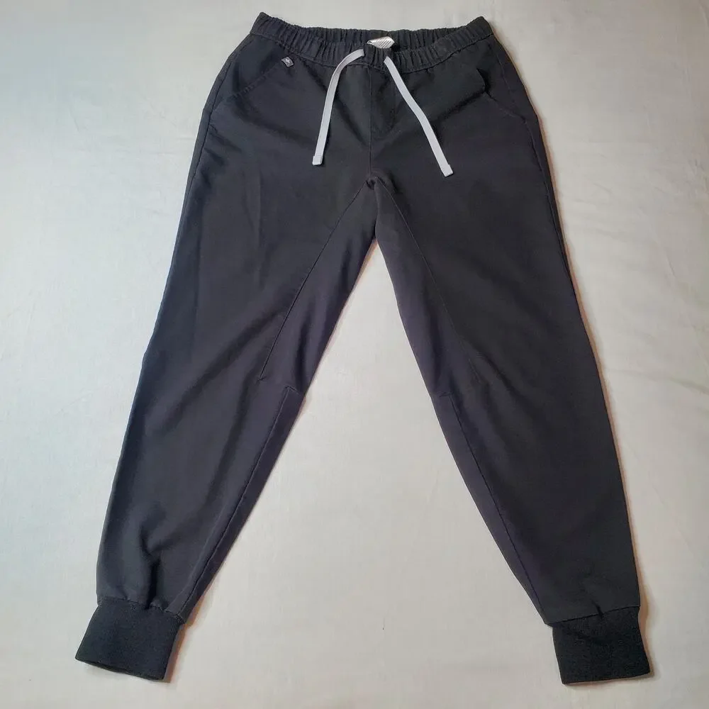 Figs Men's Size S Tansen Jogger Slim-Fit Scrub Pants Black MXXSW2004S